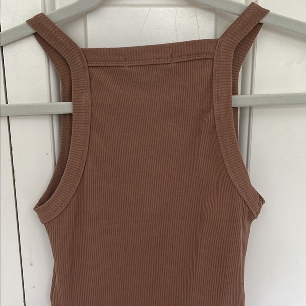 Light Brown crop top, Size: S, Brand: Mint Vanilla, Does not fit me anymore